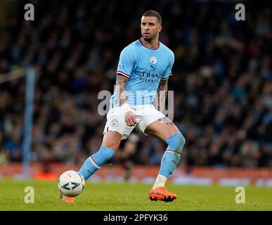 Manchester, Royaume-Uni. 18th mars 2023. Kyle Walker de Manchester City pendant le match de la FA Cup au Etihad Stadium de Manchester. Le crédit photo devrait se lire: Andrew Yates/Sportimage crédit: Sportimage/Alay Live News Banque D'Images