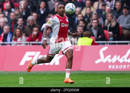 19-03-2023: Sport: Ajax contre Feyenoord AMSTERDAM, PAYS-BAS - MARS 19: Steven Bergwijn (Ajax) pendant le match Eredivisiie AFC Ajax et Feyenoord Rott Banque D'Images