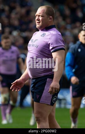 18 mars 2023. Guinness six Nations 2023. WP NEL d'Écosse pendant l'Ecosse contre l'Italie, BT Murrayfield, Édimbourg. Crédit : Ian Rutherford/Alay Live News Banque D'Images