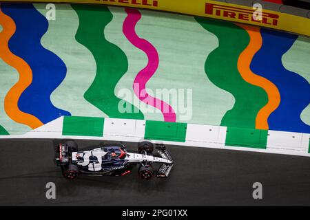 21 DE VRIES Nyck (Ned), Scuderia AlphaTauri AT04, action pendant le Grand Prix d'Arabie Saoudite de Formule 1 2023 STC 2023, 2nd tour du Championnat du monde de Formule 1 de 17 mars à 19, 2023 sur le circuit de la corniche de Jeddah, à Djeddah, Arabie Saoudite - photo: Florent Gooden/DPPI/LiveMedia Banque D'Images