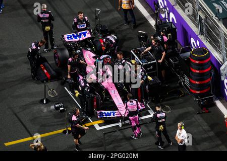 31 OCON Esteban (fra), Alpine F1 Team A523, démarrage de l'atmosphère de grille lors du Grand Prix d'Arabie saoudite 2023 de Formule 1 2023 STC, 2nd tour du Championnat du monde de Formule 1 de 17 mars à 19, 2023 sur le circuit de la corniche de Djeddah, à Djeddah, Arabie Saoudite - photo: Florent Gooden/DPPI/LiveMedia Banque D'Images