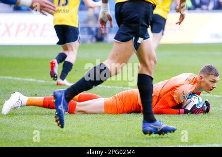 19-03-2023: Sport: Vitesse contre PSV ARNHEM, PAYS-BAS - MARS 19: Gardien de but Kjell Scherpen (vitesse Arnhem) pendant le match Eredivisie vitesse Arnhe Banque D'Images