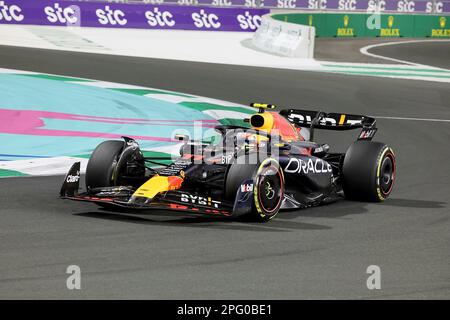 Jeddah, Arabien saoudien. 19th mars 2023. 03/19/2023, Jeddah Corniche circuit, Jeddah, Formule 1 Saudi Arabian Grand Prix, sur la photo Sergio Perez (MEX), Oracle Red Bull Racing Credit: dpa/Alay Live News Banque D'Images