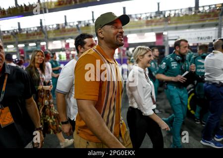 SMITH, acteur, sur la grille de départ lors du Grand Prix d'Arabie Saoudite 2023 de Formule 1 2023 STC, 2nd tour du Championnat du monde de Formule 1 de 17 mars à 19, 2023 sur le circuit de la corniche de Djeddah, à Djeddah, Arabie Saoudite - photo: DPPI/DPPI/LiveMedia Banque D'Images