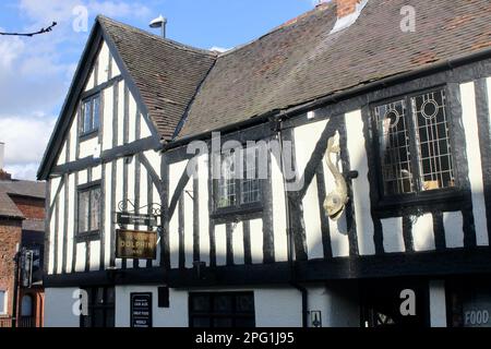 YE Olde Dolphin Inne queen Street derby angleterre Banque D'Images