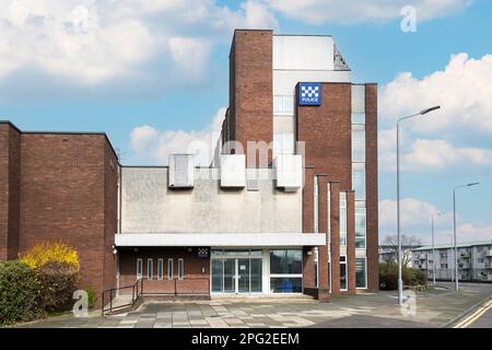 Police Scotland, siège de la sous-division, Ayr, Ayrshire, Écosse Banque D'Images