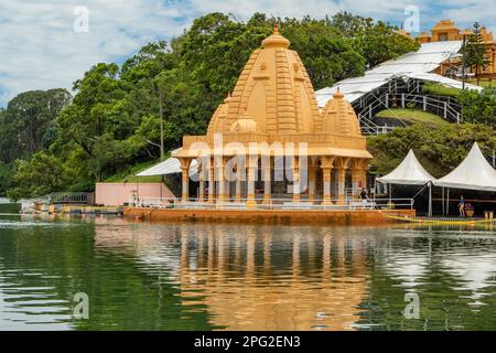 Durga Mata Mandir Temple Complex, Maurice Banque D'Images