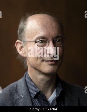 LA HAYE - Portrait du chercheur Detlef van Vuuren (PBL Netherlands Environmental Assessment Agency et Université d'Utrecht). ANP RAMON VAN FLYMEN pays-bas sortie - belgique sortie Banque D'Images