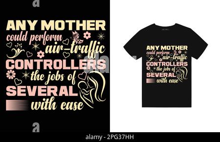 T-shirt fête des mères Illustration de Vecteur