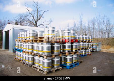 Hawkstone Brewery Bourton on the water Gloucestershire England uk. Banque D'Images