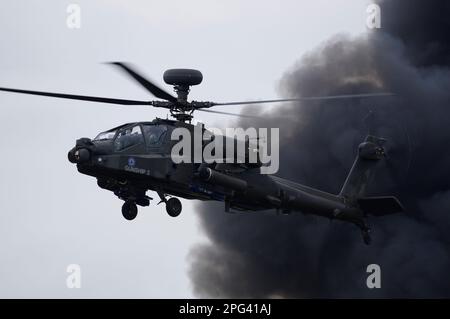 AH 64, Apache, hélicoptère, Banque D'Images