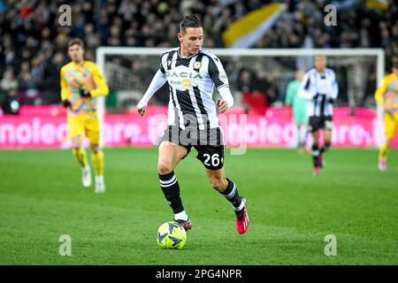 Friuli - stade Dacia Arena, Udine, Italie, 26 février 2023, Portrait de Florian Thauvin d'Udinese en action pendant Udinese Calcio vs Spezia Calcio ( Banque D'Images