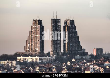 Porte de la ville orientale de Belgrade (Rudo), Serbie Banque D'Images