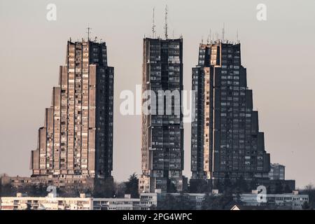 Porte de la ville orientale de Belgrade (Rudo), Serbie Banque D'Images