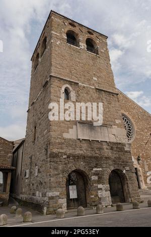 Cathédrale de San Giusto à Trieste, Italie Banque D'Images