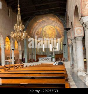 Cathédrale de San Giusto à Trieste, Italie Banque D'Images