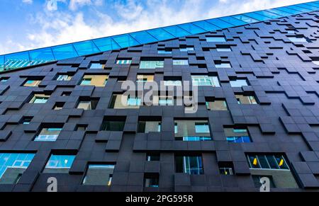 Archetecture moderne de code à barres, Oslo Norvège Banque D'Images