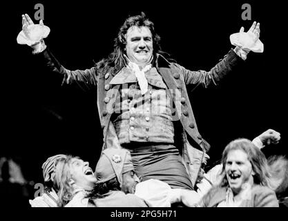 Brian Cox (Georges-Jacques Danton) dans L'AFFAIRE DANTON par PAM Gems à la Royal Shakespeare Company (RSC), Barbican Theatre, Londres EC2 15/07/1986 Set design: Farrah costumes: Judith Bland éclairage: Mick Hughes directeur: Ron Daniels Banque D'Images