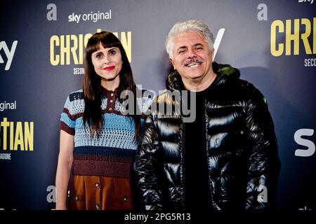 Rome, Italie, 20th mars 2023, assiste à la première de 'Christian - seconda stagione' au cinéma Barberini (photos : Giovanna Onofri) Banque D'Images