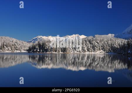 Lautersee, Bavière, Allemagne Banque D'Images