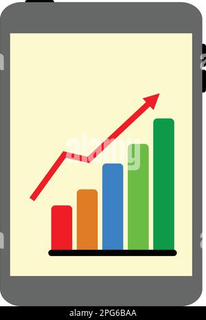 Illustrations graphiques de l'interface utilisateur Vector de la tablette Illustration de Vecteur