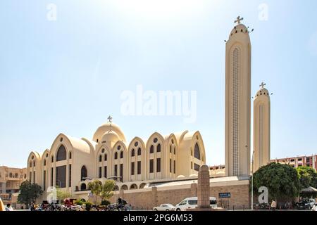 L'archange Michel La Cathédrale Copte Orthodoxe, Assouan, Egypte Banque D'Images