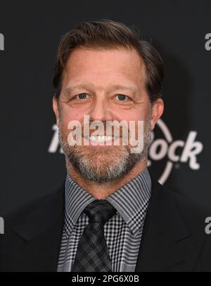 Hollywood, Californie. 20 mars 2023, David Leitch en arrivant à la première à Los Angeles de « John Wick: Chapter 4 » de Lionsgate, qui s’est tenue au TCL Chinese Theatre on 20 mars 2023 à Hollywood, en Californie. © Tammie Arroyo / AFF-USA.com Banque D'Images