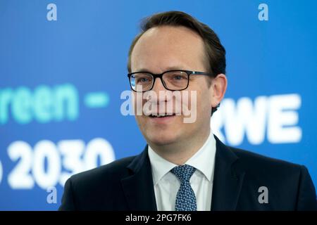 Eat, Allemagne. 21st mars 2023. dr Markus KREBBER, Président de la direction, Conférence de presse annuelle de RWE AG sur 21 mars 2023 à Essen crédit: dpa/Alamy Live News Banque D'Images