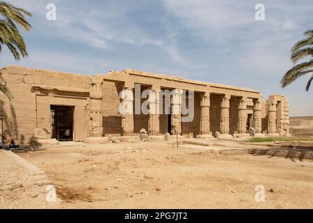 Temple mortuaire de Seti I, près de Louxor, Égypte Banque D'Images