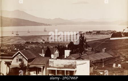 [Sausalito, Tamalpais et Richardson's Bay de San Francisco] négatif 1873 - 1880; imprimé 1879 - 1885 par Carleton E. Watkins Banque D'Images