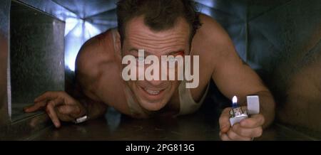 Le film Die Hard Bruce Willis Banque D'Images