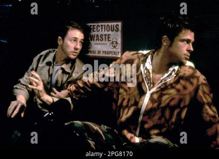 Fight Club 1999 Edward Norton et Brad Pitt Banque D'Images