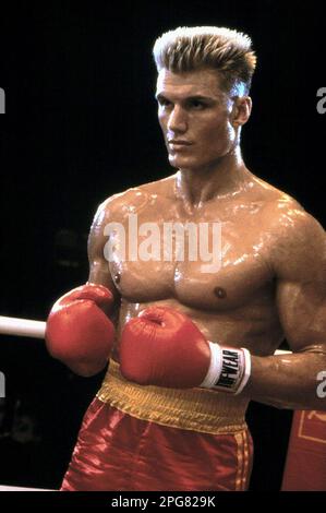 Rocky IV Dolph Lundgren Banque D'Images