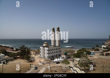 Nicolas Remene / le Pictorium - Dakar, Sénégal - 10/3/2017 - Sénégal / Dakar / Dakar - la mosquée de la Divinité est une mosquée située à Ouakam, sur la côte ouest de la capitale sénégalaise. Banque D'Images