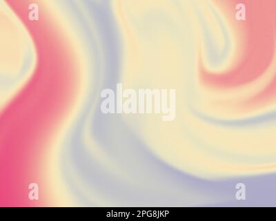 Texture, bruit et couleurs de gradient esthétique de 90s ou 80s Vibe, Y2K Vibe, lumineuse et dynamique, douce Banque D'Images