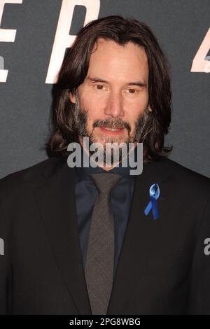 Keanu Reeves 03/20/2023 “John Wick: Chapter 4” première tenue au TCL Chinese Theatre à Hollywood, CA. Photo par I. Hasegawa /HNW/Picturelux Banque D'Images