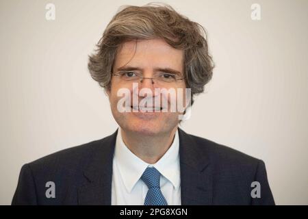 Düsseldorf, Allemagne. 21st mars 2023. Françoise DELATTRE, FRS, ambassadeur de France en Allemagne, portrait, portrait, image individuelle rognée, motif unique, Visite inaugurale de l'Ambassadeur de France Françoise DELATTRE à la Chancellerie d'Etat de Düsseldorf, 21 mars 2023, crédit: dpa/Alay Live News Banque D'Images