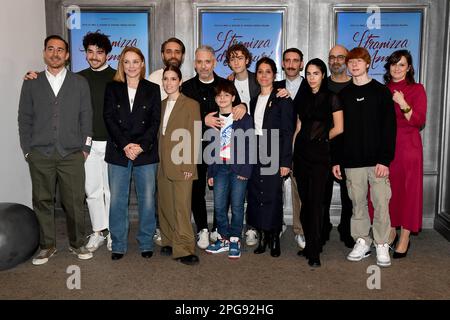 Rome, Italie. 21st mars 2023. Rome : Cinéma Quattro Fontane . Film photocall Stranizza d'Amuri . Dans la photo : Credit: Agence de photo indépendante/Alamy Live News Banque D'Images