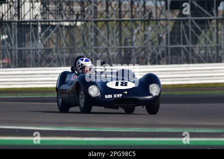 John Chisholm, Lola Mk1, HSCC Griffiths Haig Trophée, nouvellement introduit en 2022 le Griffiths Haig Trophée est une série de courses de vingt minutes pour le sport Banque D'Images