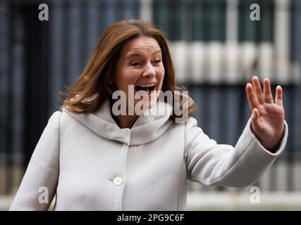 Londres, Royaume-Uni. 21st mars 2023. Gillian Keegan, secrétaire à l'éducation, à la réunion hebdomadaire du Cabinet. Crédit : Mark Thomas/Alay Live News Banque D'Images