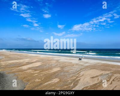 Île Amelia, FL Etats-Unis - 21 octobre 2023: La plage au parc national de l'île Little Talbot près de l'île Amelia, FL Banque D'Images