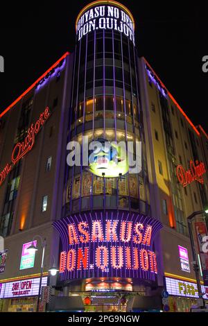 Japon, Tokyo, Asakusa, Don Quijote, magasin à prix réduit Banque D'Images