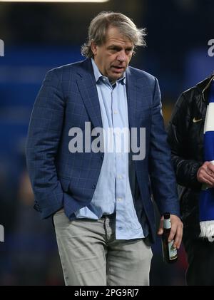 Todd Boehly propriétaire de Chelsea - Chelsea et Borussia Dortmund, Champions League, Round of 16, Stamford Bridge Stadium, Londres, Royaume-Uni - 7th mars 2023. Usage éditorial uniquement - des restrictions DataCo s'appliquent Banque D'Images