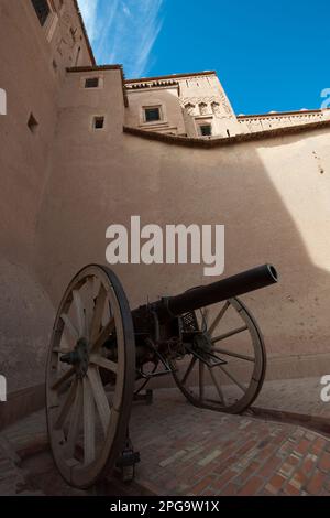 kasbah di taourirt, quarzazate, montagne dell'atlante, marrakech, marocco, afrique du nord ; Banque D'Images