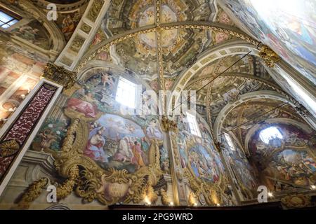 L'intérieur de la Chartreuse de Calci est un magnifique monastère de Chartreuse situé à Calci, Toscane, Italie Banque D'Images