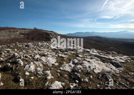 monti alburni, ottati, salerno, campanie, italie, Banque D'Images