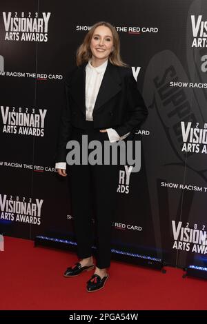 Rose Ayling Ellis assiste à l'appel médiatique du prix des arts visionnaires au Ham Yard Hotel de Londres. Date de la photo: Mardi 21 mars 2023. Banque D'Images