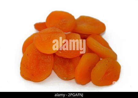 Abricots séchés fruits déshydratés, généralement utilisés comme une collation, également cuits dans des bonbons et utilisés dans le mois du Ramadan comme Yamesh dans Khoshaf compote, riche en importation Banque D'Images