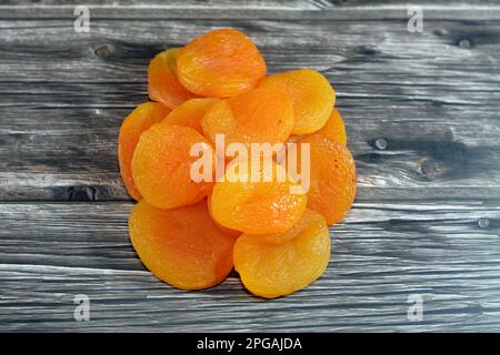 Abricots séchés fruits déshydratés, généralement utilisés comme une collation, également cuits dans des bonbons et utilisés dans le mois du Ramadan comme Yamesh dans Khoshaf compote, riche en importation Banque D'Images