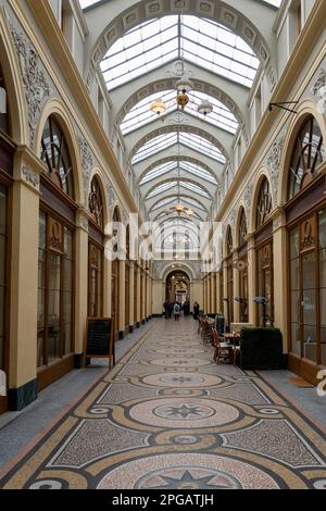 .Galerie Vivienne à Paris, France Banque D'Images